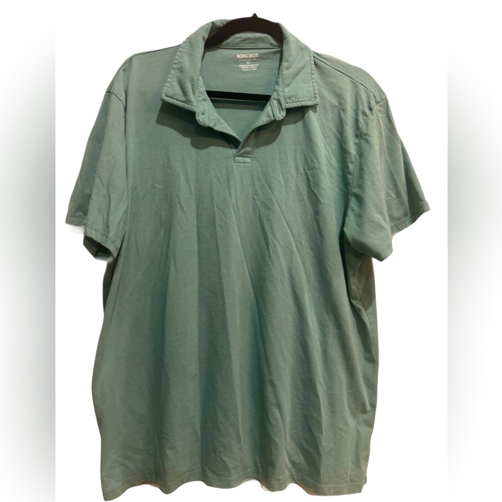 Bonobos Men's Green Polo Shirt